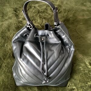 Black Leather Convertible Bag